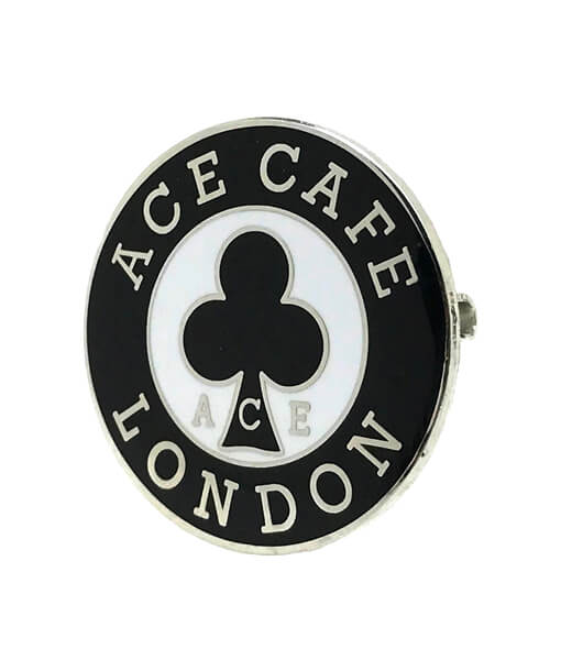 Ace Cafe London Logo Badge angle shot