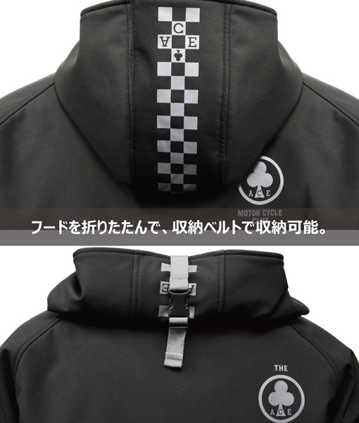 ソフトシェル ウォームジャケット（ブラック） エースカフェロンドン 日本公式オンラインショップ