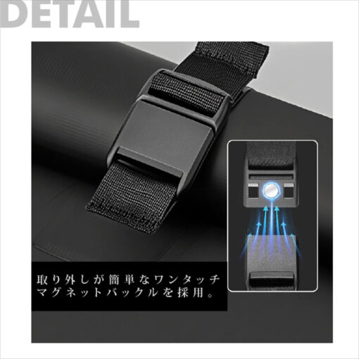 【先行予約】ACE CAFE x OSAH DRYPAK ウォータープルーフ ワンショルダーバッグ（ホワイト） - 画像 (5)