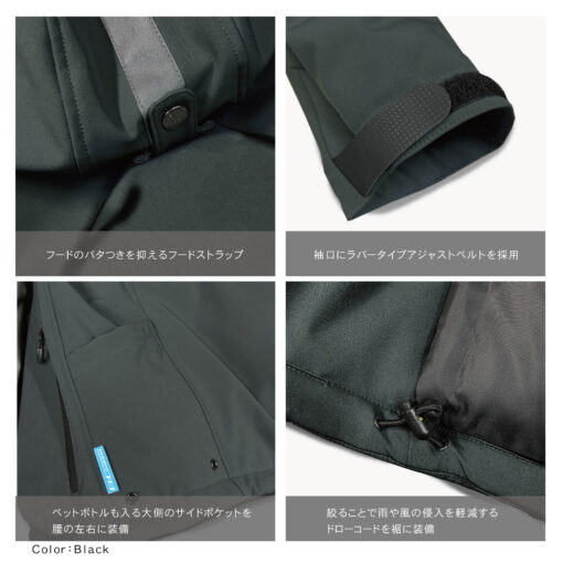 【先行予約】WP ソフトシェル パドックジャケット（チャコール） - 画像 (5)