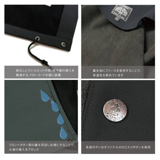 【先行予約】WP ウォーム コーチジャケット（ブラック） - 画像 (5)