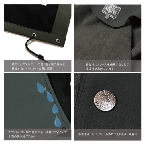 【先行予約】WP ウォーム コーチジャケット（モスグリーン） - 画像 (5)
