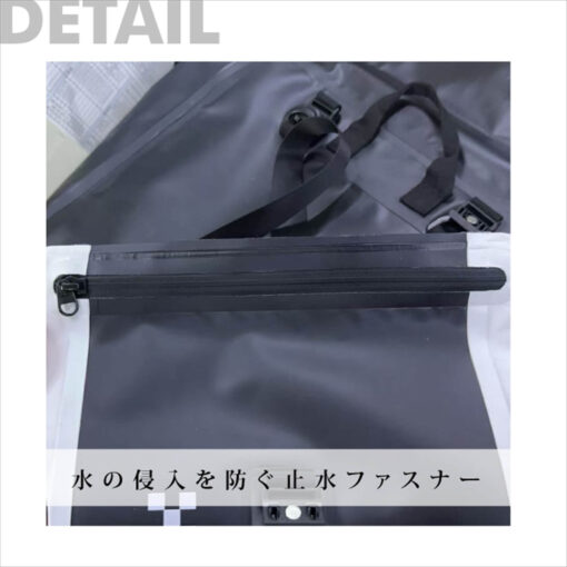 【先行予約】ACE CAFE x OSAH DRYPAK ウォータープルーフ ワンショルダーバッグ（ホワイト） - 画像 (4)