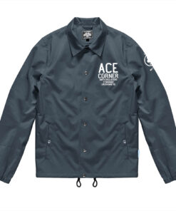 【先行予約】ウォータープルーフ コーチジャケット（チャーコール）