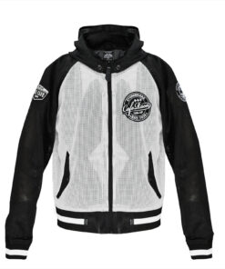 【先行予約】シースルー スタジアム メッシュジャケット（プラチナホワイト/ブラック）