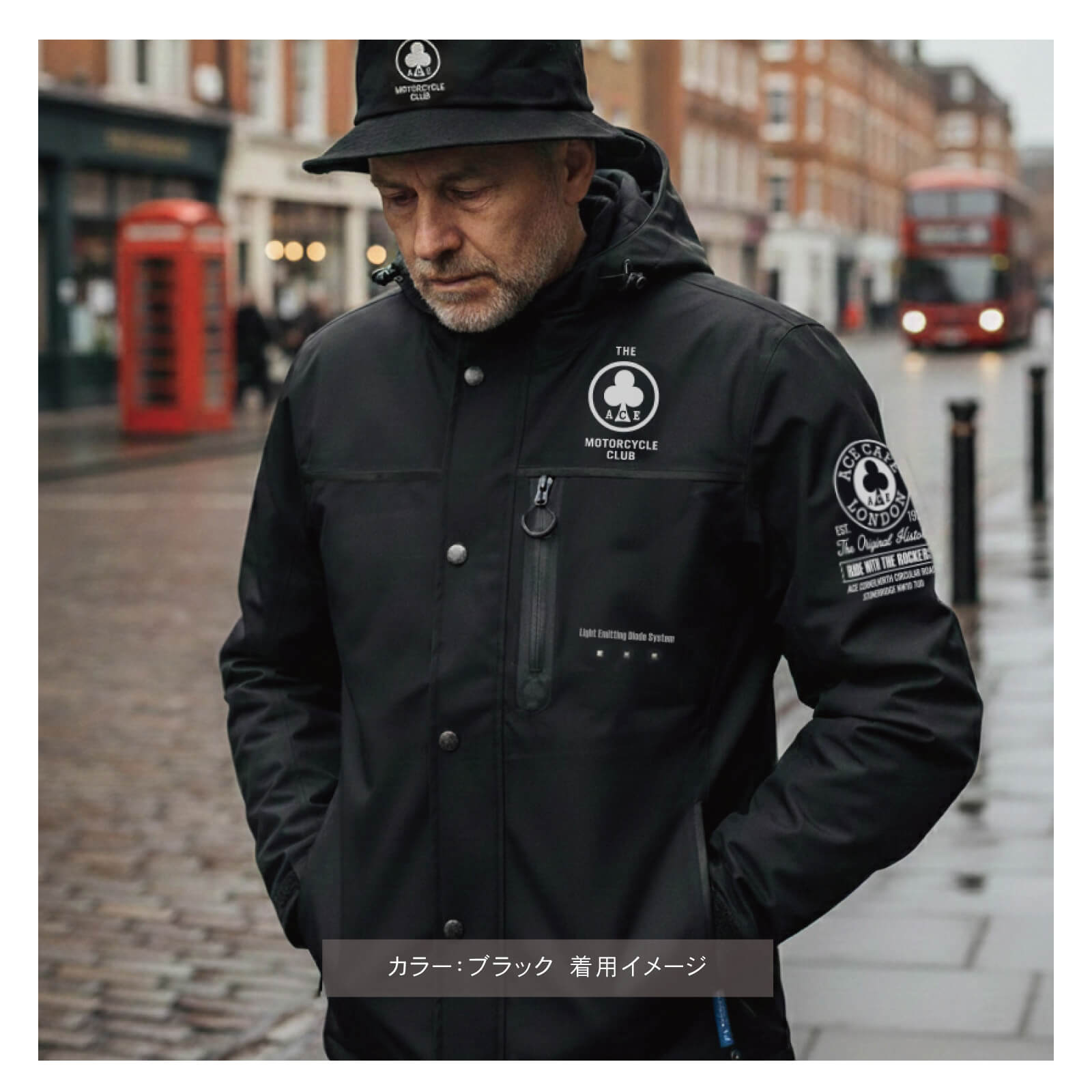 【先行予約】ウォータープルーフ マルチフィールド LEDジャケット(ブラック) - 画像 (6)