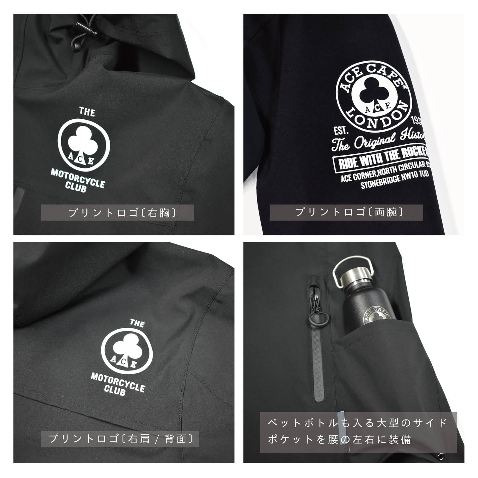 【先行予約】ウォータープルーフ マルチフィールド LEDジャケット(ブラック) - 画像 (9)