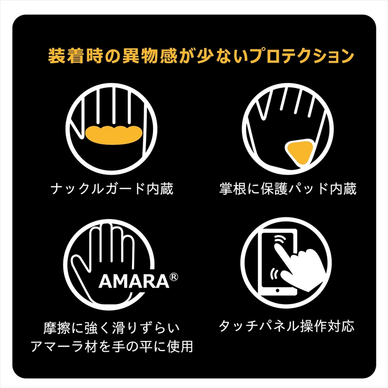 【先行予約】ナックルガードメッシュグローブ - 画像 (5)