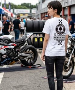 Alternative view of ACE CAFE DRY-Tシャツ "Historic Circle"（ホワイト）