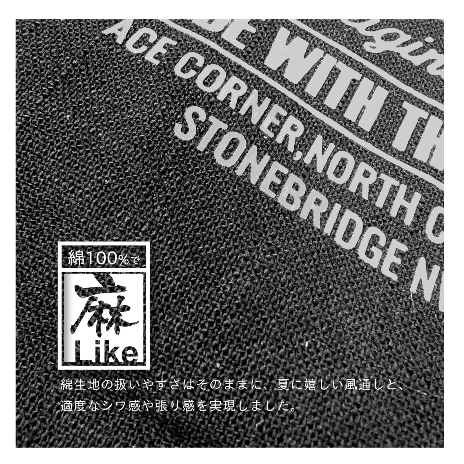 【先行予約商品】リネンライク ショートスリーブシャツ(ブラック) - 画像 (6)