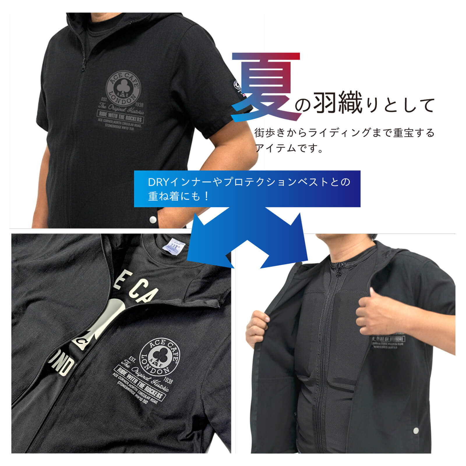 【先行予約商品】リネンライク ショートスリーブシャツ(ブラック) - 画像 (7)