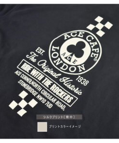 ジップ フーディー "Historic Circle" (ブラック) - 画像 (4)